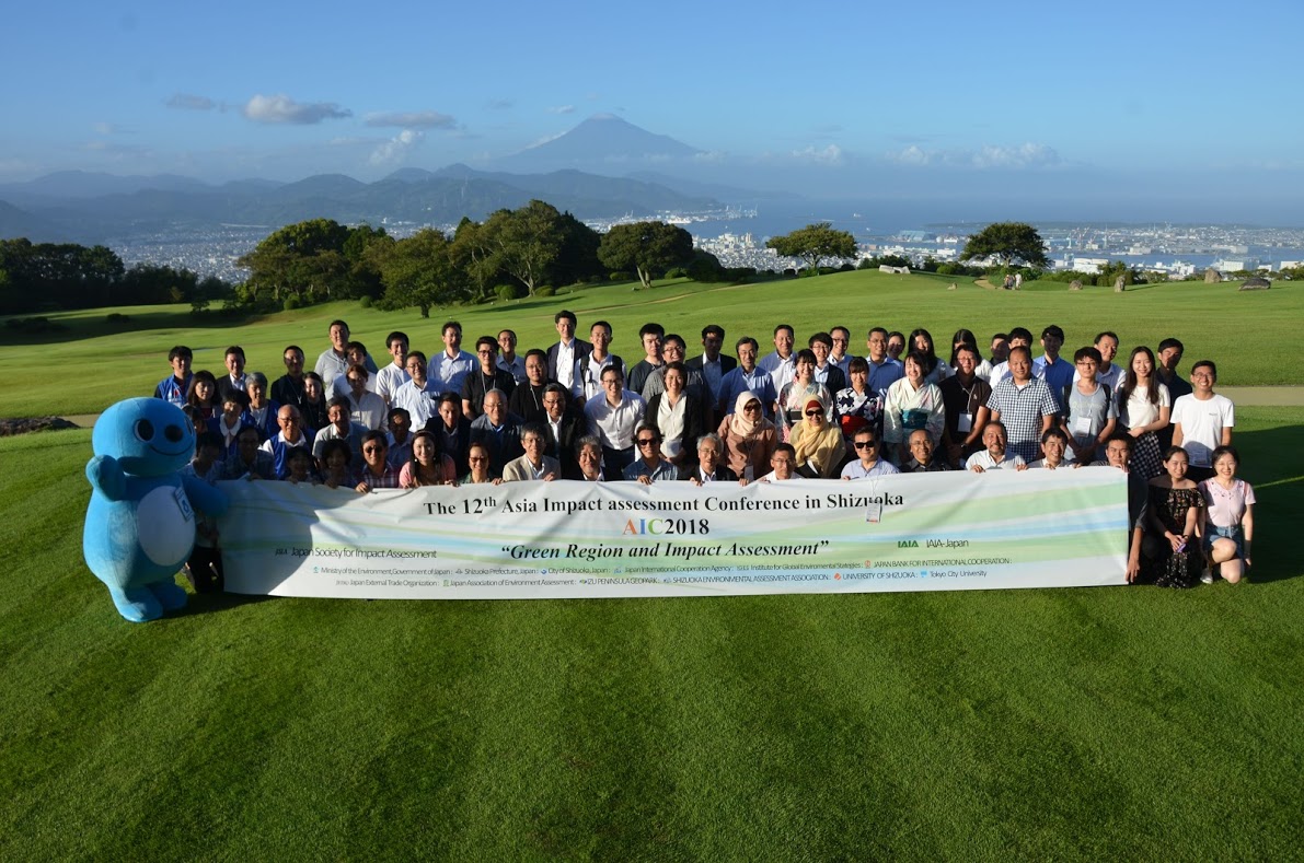 Group photo in Nippondaira hotel